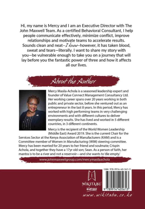 Divine: three's a crowd - My memoir through the lens of the power of three By Mercy Masila-Achola - Image 2